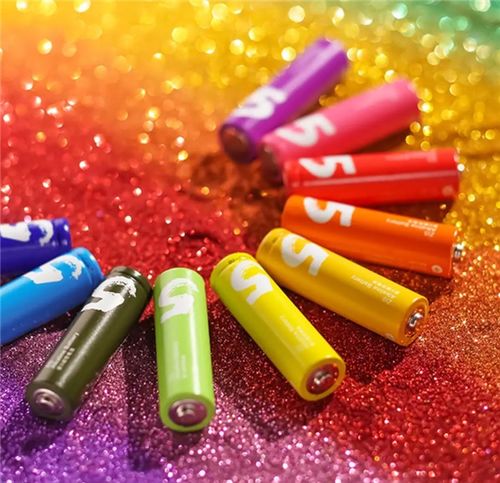 小米有品上架5號 7號電池 無汞無鎘 十種絢麗色彩